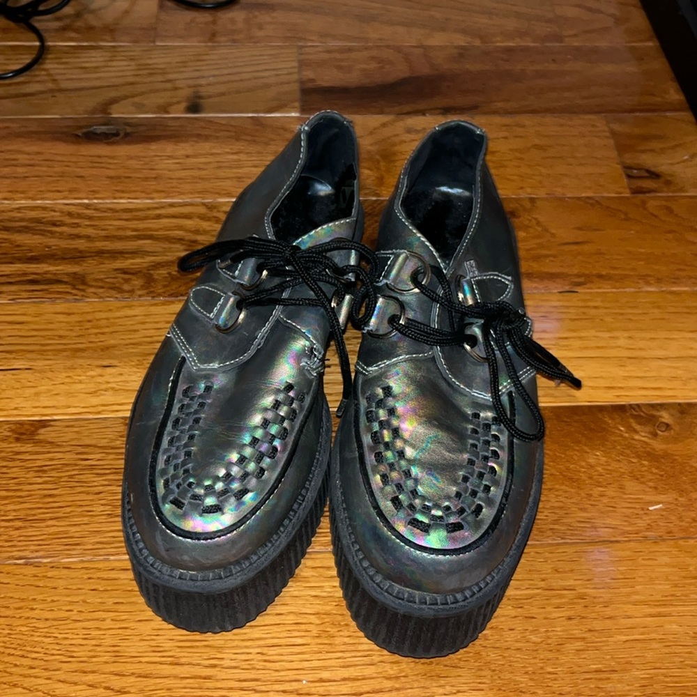 T.U.K Oil Slick Creepers (Barely Used)